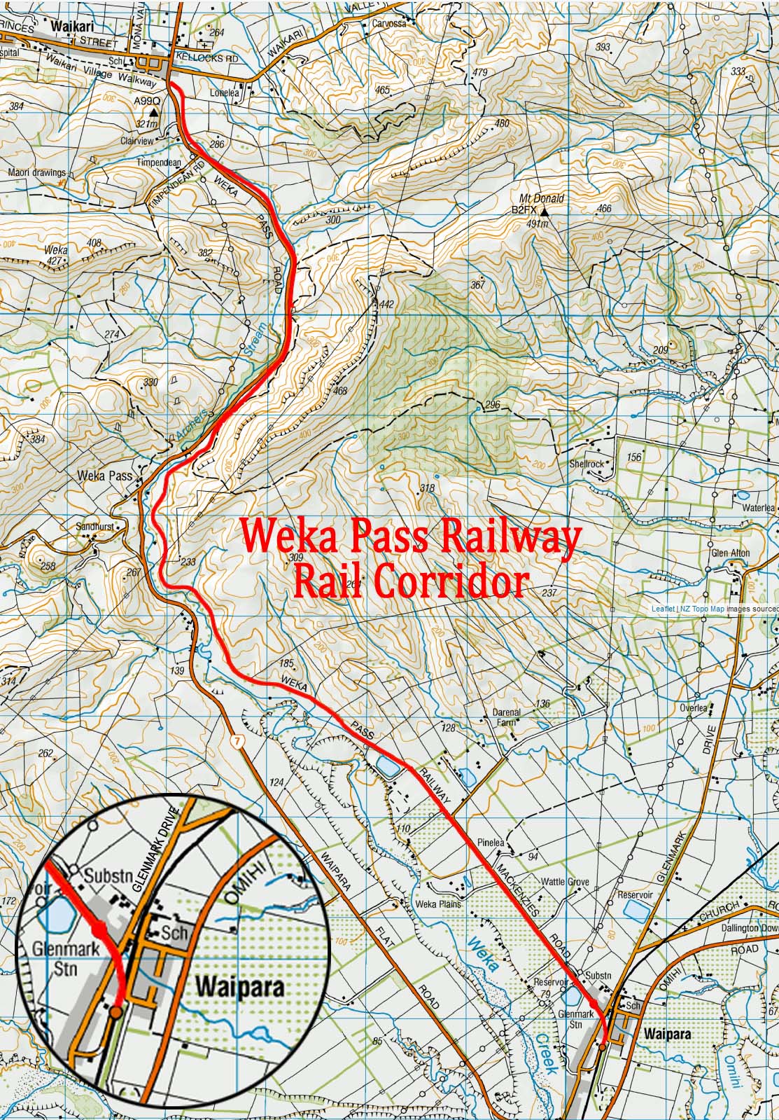 Map - WPR Rail Corridor